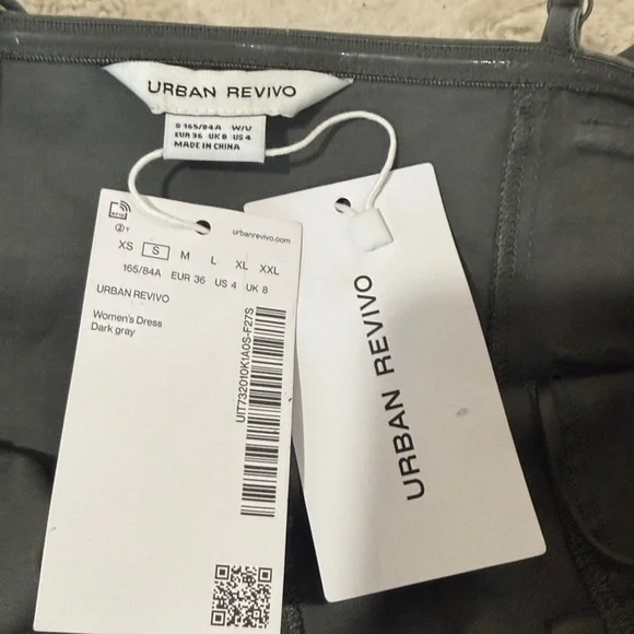 URBAN REVIVO GRAY MINI DRESS - Picture 13 of 13